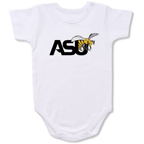 Alabama State Hornets Baby Bodysuit Creeper #01